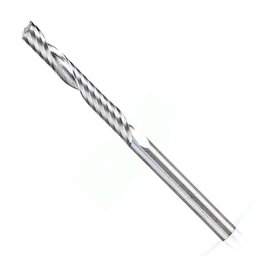 Fresa Metal Duro para Acrílico - Med. 3,17 X 12mm - 1 Corte Helicoidal - Jg Tools - 1
