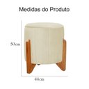 Ver imagem 6 de Kit Poltrona Balanço Melinda e Puff Jade Suede