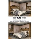 Ver imagem 6 de Guarda Roupa Modulado Casal Queen 1,58 M Canto com Escrivaninha Paris Luciane M09:azul