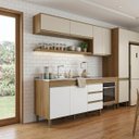 Ver imagem 6 de Balcao para Pia 119 cm 2 Portas 3 Gavetas Jenny Ptl:Nature Off White
