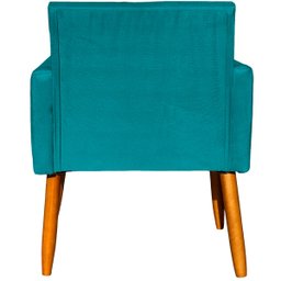 Kit 2 Poltronas Decorativa para Sala Recepção Manicure Consultório Suede - 9