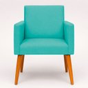 Ver imagem 7 de Kit 2 Poltronas Decorativa para Sala Recepção Manicure Consultório Suede