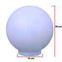 Ver imagem 2 de Poste de Jardim com Globo de Polietileno Leitoso Duplo 2,16m P23/2 em Aço Verde