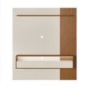 Ver imagem 3 de Painel Tv até 65 Polegadas Matisse Frisado 1 Porta Basculante com Led Cinamomo/off White - Artely