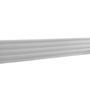 Ver imagem 2 de Moldura Painel Ripado Eva Adesivo Urânio 5cmx5mm 20 Metros - Branco