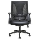 Ver imagem 2 de Cadeira Giratória Nr-17 Toledo Rivatti sem Encosto de Cabeça Tela Mesh Preta Base Rodizio Nylon