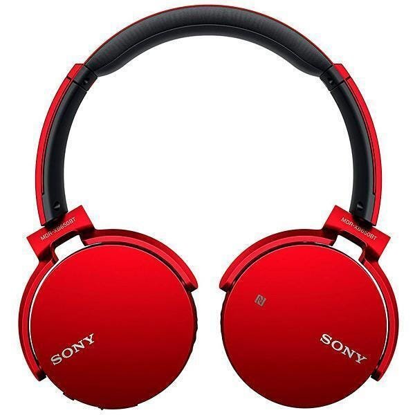 Fone de Ouvido Headphone Sony Mdr-xb650Bt Bluetooth Vermelho