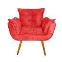 Ver imagem 3 de Kit 2 Poltronas Decorativa Sala Recepção Escritório Opala Suede