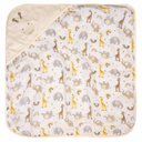 Ver imagem 1 de Toalha de Banho Bebe C/capuz Plush 68 Cm X 68 Cm Bord: Girafa Creme
