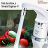 Fame Torneira Elétrica Elegance 4t de 5400w para Parede Cor Branco 220v - 9