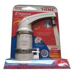 Fame Torneira Elétrica Elegance 4t de 5400w para Parede Cor Branco 220v - 7