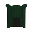 Ver imagem 4 de Kit Cabeceira Calçadeira Veneza 100cm Suede Verde