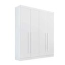 Ver imagem 1 de Guarda Roupa da Vinci 4 Portas 3 Gavetas Branco - D Doro