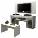 Ver imagem 2 de Rack com Mesa Embutida e Painel para TV até 55 Polegadas Ravena Espresso Móveis