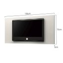 Ver imagem 5 de Rack com Mesa Embutida e Painel para TV até 55 Polegadas Ravena Espresso Móveis