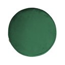 Ver imagem 3 de Puff Decorativa para Sala Thor Base Madeira Maciça Veludo Divini Decor:verde