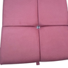 Puff Quadrado Báu Suede Rosa - Fri Varejo - 2