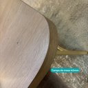 Ver imagem 6 de Conjunto Sala de Jantar Lina 4 Lugares Tampo MDP Cadeiras Tecidos Premium Dourado 99cm Móveis
