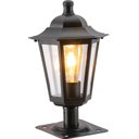 Ver imagem 5 de Kit 8 Balizadores de Jardim 31cm Luminária Externa Alumínio Lente Transparente Clássico Preto