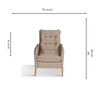 Poltrona Rincão 3200.001.0036 Bege - 4