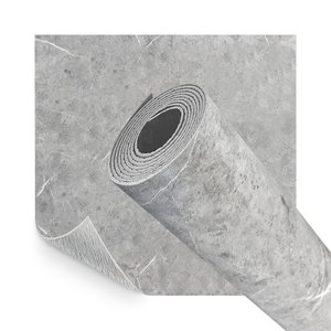 Placa Revestimento Adesiva Flexível Marmo Striato Satiny Cinza Acetinado 60x300cm