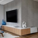 Ver imagem 3 de Placa Revestimento Adesiva Flexível Marmo Striato Satiny Cinza Acetinado 60x300cm