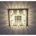 Ver imagem 2 de Lustre de Cristal K9 Legítimo Quadrado Base Inox 40x40 Cm