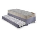 Ver imagem 4 de Bicama Box 88x188 Suede Cinza com Colchão Airtech Ortobom