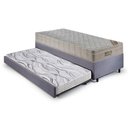 Ver imagem 3 de Bicama Box 88x188 Suede Cinza com Colchão Airtech Ortobom