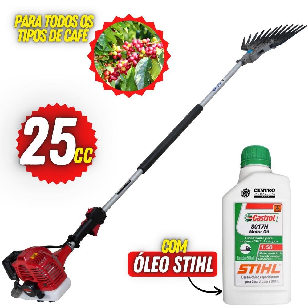 Derriçadeira Kawashima Haste Longa 1500mm Ideal Para Lavouras de Café + Óleo Castrol Stihl - 4