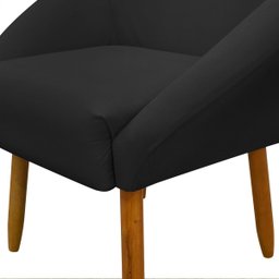 Poltrona Decorativa para Sala Recepção Manicure Consultório Stella Suede - 6