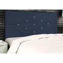 Ver imagem 6 de Cabeceira Estofada Casal 140 Cm Camboriú Suede Azul Marinho