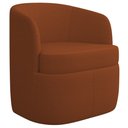 Ver imagem 7 de Kit 2 Poltronas Giratória Decorativa para Sala Dandara K04 Bouclê Terracota - Mpozenato