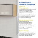 Ver mais imagens de Armário Aéreo Porta Basculante Reflecta 120cm Nara CabeCasa MadeiraOriginals