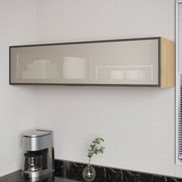 Armário Aéreo Porta Basculante Reflecta 120cm Nara CabeCasa MadeiraMadeira - 2