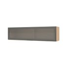 Ver imagem 3 de Armário Aéreo Planejado Porta Basculante Reflecta 120cm Nara CabeCasa MadeiraOriginals Marrom/Avena