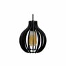 Pendente em Madeira - Drop Light - Preto - 1
