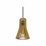 Pendente em Madeira - Short Funnel Light - Marfim - 3