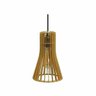 Pendente em Madeira - Short Funnel Light - Marfim - 1