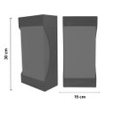Ver imagem 4 de Arandela Madeira/Acrílico Curva Freijó 30cm LED 9W 3000K MadeLuz Arandela Antares Curva