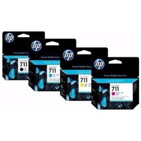 Cartucho Hp 711 Kit 4 Cores