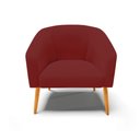 Ver imagem 5 de Poltrona Sala Decorativa Kit 2 Stella Pé Palito Castanho Veludo Marsala D03 - D’Rossi