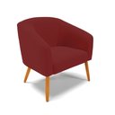 Ver imagem 6 de Poltrona Sala Decorativa Kit 2 Stella Pé Palito Castanho Veludo Marsala D03 - D’Rossi