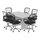 Ver imagem 2 de Mesa de Escritório Reunião 136cm Multimóveis Cr25337 Branco