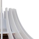Ver imagem 3 de Kit 2 Pendente Lótus Poptem Branco Lustre Luminária 30cm Sala