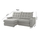 Ver imagem 3 de Sofá Livy Veludo 02 Módulos de 80cm B25cm Meu Sofá Online