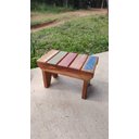 Ver imagem 1 de banquinho de manicuri resistente produzido em madeira maciça