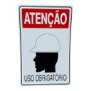 Ver imagem 2 de Kit Combo 10 Placa Sinalização Obrigatorio Capacete Seguranç