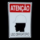 Ver imagem 3 de Kit Combo 10 Placa Sinalização Obrigatorio Capacete Seguranç