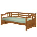 Ver imagem 2 de Cama de Babá Madeira Maciça Solteiro Imbuia Amsterdã Jm Móveis